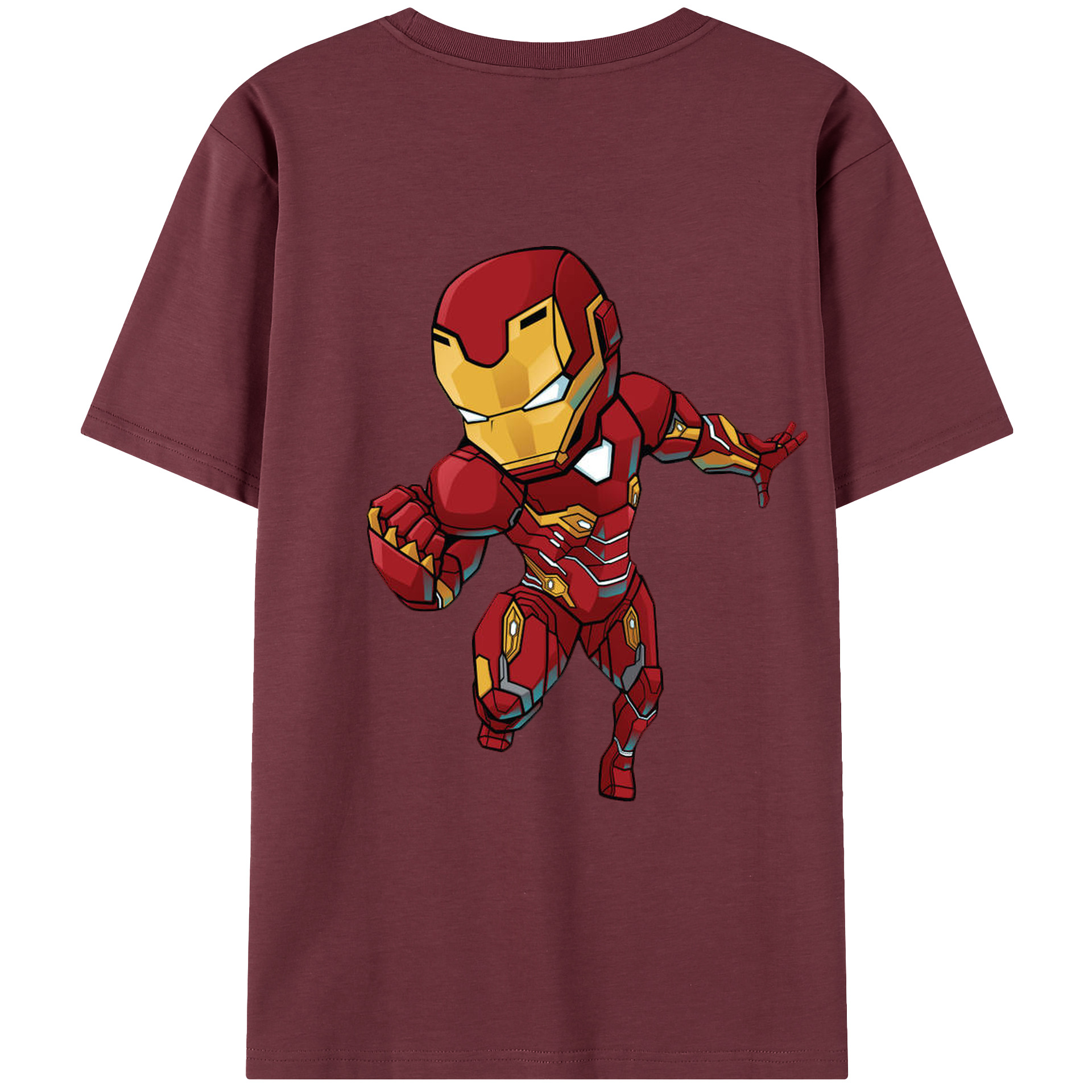 （画像用） アベンジャーズ The Avengers 綿100％半袖Tシャツ（背面プリント）